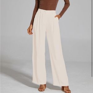 NWT Beige Wide Leg Dress Pants (L)